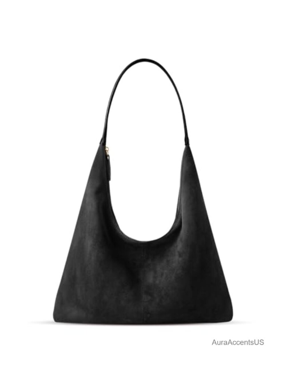 Suede Shoulder Bag for Women Slouchy Tote Satchel Crossbody Hobo Handbag
